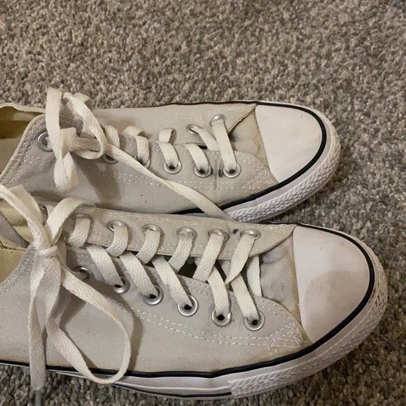 Mouse Grey Low-rise Converse Size W 11.5/M 9.5 - Picture 2 of 2